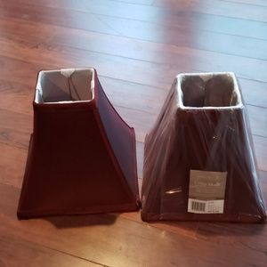 9 x9 Lampshades burgundy